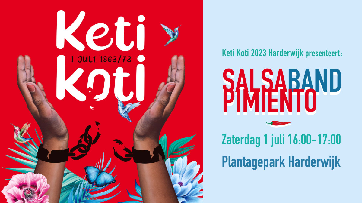 Salsaband Pimiento op Keti Koti