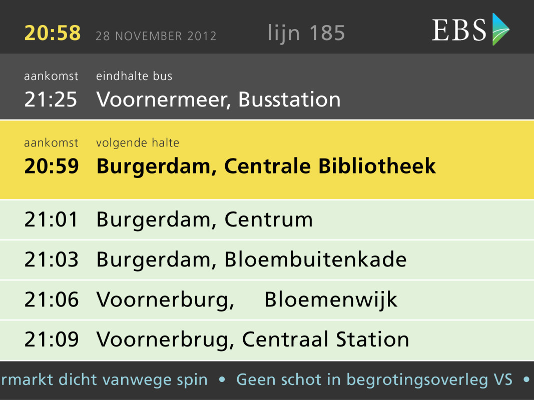 In-bus displays voor EBS