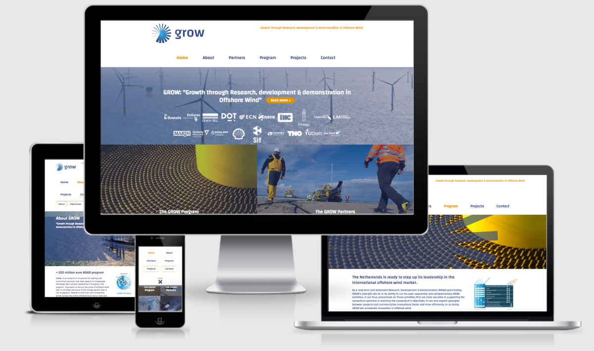 GROW identiteit & website